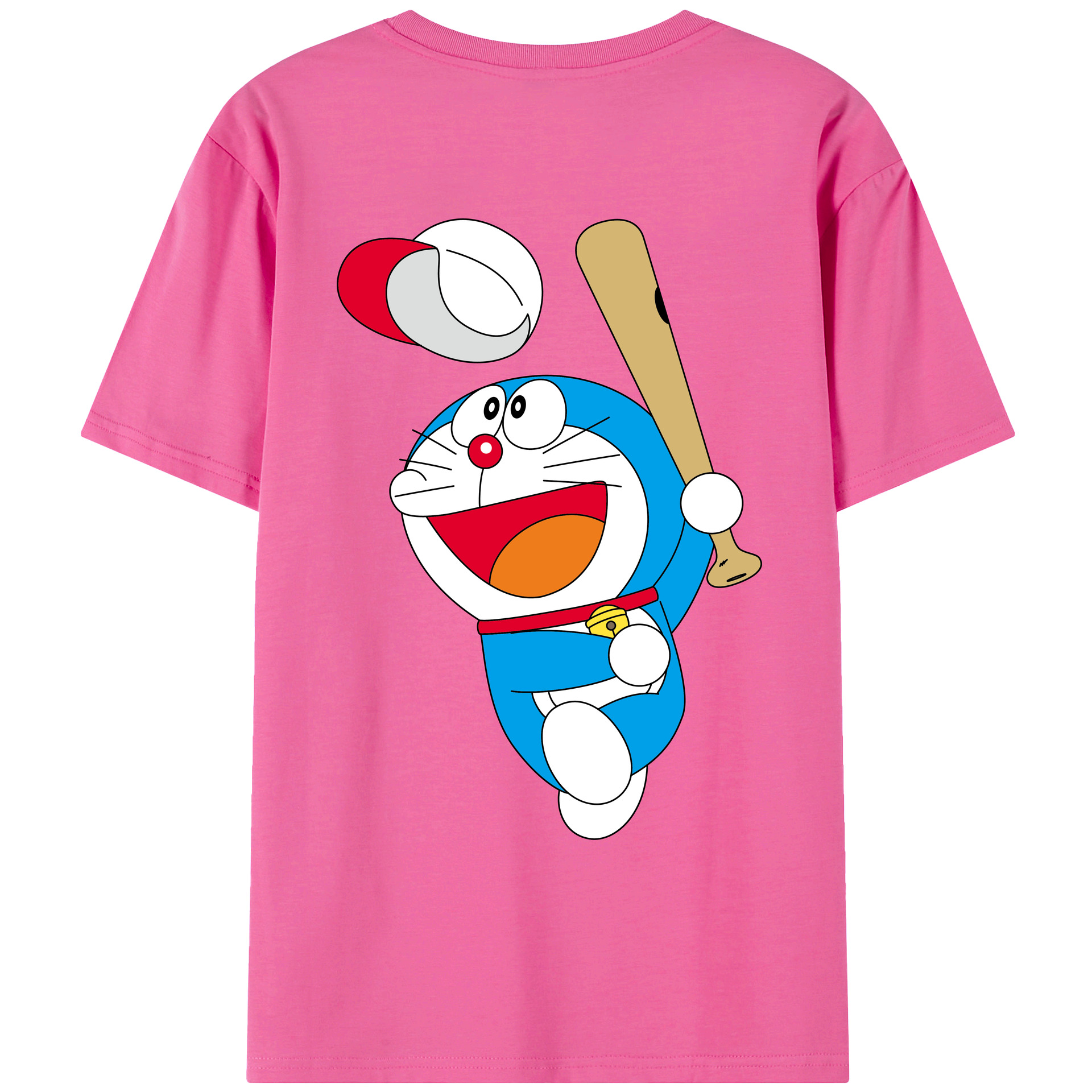 （画像用） ドラえもん Doraemon レディース半袖Tシャツ(バックプリント)